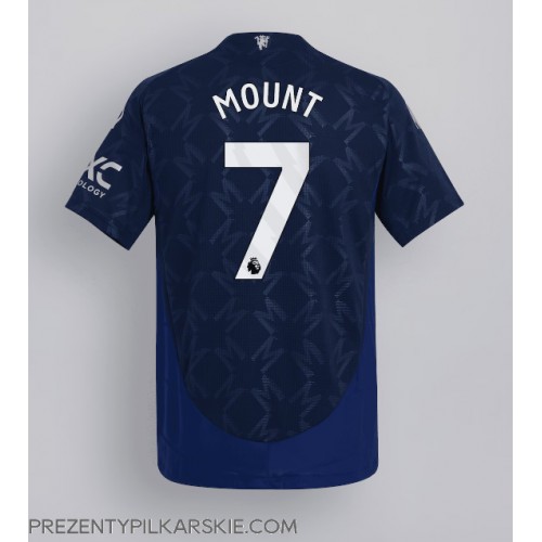 Stroje piłkarskie Manchester United Mason Mount #7 Koszulka Wyjazdowej 2024-25 Krótki Rękaw